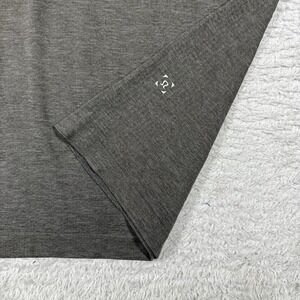 Lululemon Polo Shirt Men Dark Gray Performance Live In Practice Vent Tech Medium